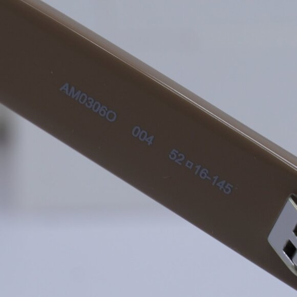 Alexander McQueen AM0306O 004 Square Eyeglasses 52mm - Black/Brown - Picture 7 of 9